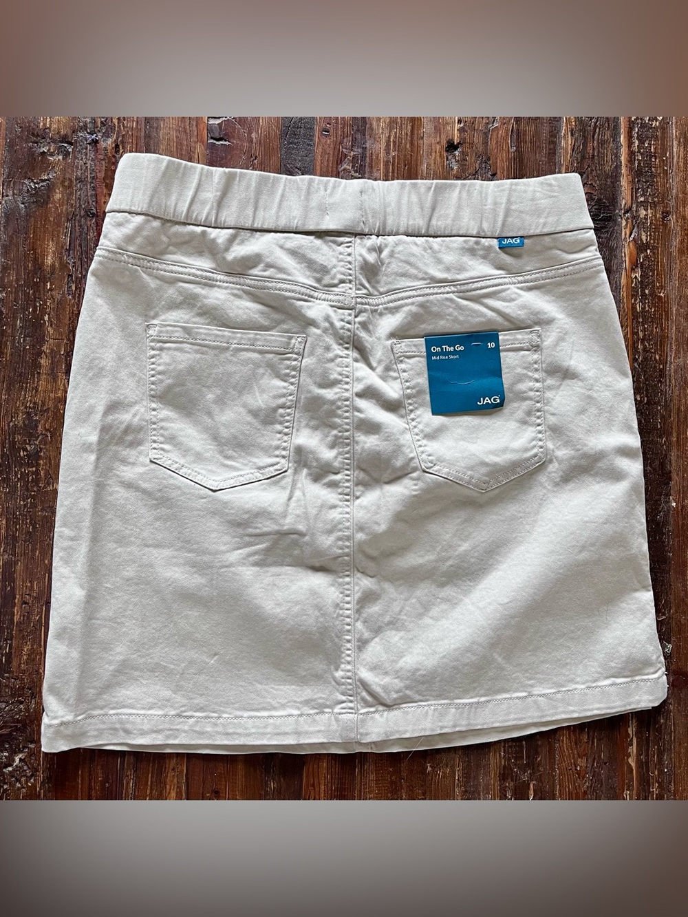 JAG Jeans On The Go Mid-Rise Skorts duo Sz 10 - Picture 4 of 15